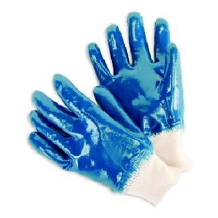 Nitrile Dipped, Fully Coated Glove, , Knit Wrist.